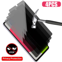 2/4Pcs Anti Spy Tempered Glass For TCL 40SE Screen Protector Privacy Glass Film