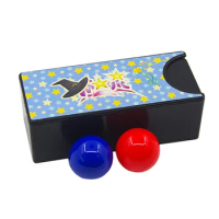 Box Turning The Red Ball Into The Blue Ball Magic Tricks Mystery Box Color Change Magia Close Up Illusions Gimmicks Prank Toys