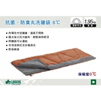 【MRK】 日本LOGOS 抗菌、防臭丸洗寢袋 0℃ 可機洗 信封型 可雙拼 中空纖維 No.72600660