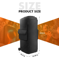 ผ้าคลุมกันฝุ่นกันน้ำ สำหรับ JBL Partybox710 สีดำ ป้องกัน