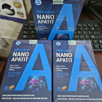 Viên uống Canxi NANO APATIT: Bổ sung Nano Canxi:250mg & Aquamin F 150mg Hỗ trợ phát triển xương chắc