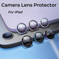 Metal Camera Ring+Lens Glass for iPad 10 10.9" Air 4 5 Air3 Air5 mini 6 Back lens Protector Tempered Film lens Cap