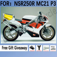 New Fairing for HONDA NSR250 NSR 250R RR MC21 PGM3 32 NSR250R 90 91 92 93 NSR 250R 1990 1991 1992 1993 Fairings Set White Red