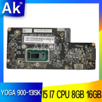 NM-A921 motherboard for Lenovo YOGA 900-13ISK YOGA900 Laptop motherboard Mainboard CPU I5-6260U i7-6560U 8GB 16GB RAM