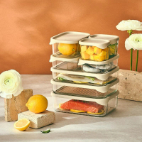 Glasslock 玻璃食材收納盒 8 件套裝