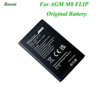 Mobile Phone Battery for AGM M8 Flip,1500mAh New Back up Batteries Replacement For AGM M8 FLIP Original CellPhone li-ion Battery