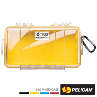美國 PELICAN 1060 Micro Case 微型防水氣密箱-透明(黃)