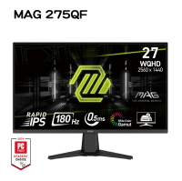 【享最高折300】MSI 微星 MAG 275QF 27吋電競螢幕/IPS/2K/180Hz