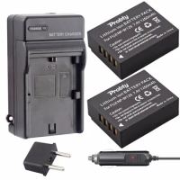2Pcs Probty NP-W126 NP W126 NPW126 Battery + Charger for Fujifilm HS30EXR X-A1 X-A2 X-A3 X-E1 X-E2 X-E2S X-M1 X-Pro1 X-T1 X-T10