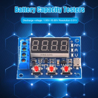 12V Battery Capacity Tester DC 4.5-6V 18650 Battery Tester External Load Discharge Type USB Interface Accessories