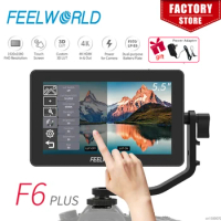 FEELWORLD F6 PLUS 4K Monitor 5.5 Inch on Camera DSLR 3D LUT Touch Screen IPS FHD 1920x1080 Video 4K-HDMI Field Monitor dslr
