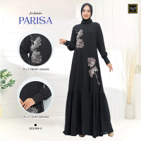 Jubah Parisa – Elegant & Comfortable  with Exclusive floral embroidery by H&H Exclusive