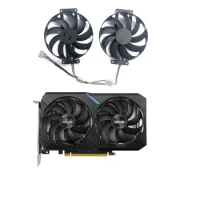 2 fans brand new for ASUS GeForce RTX2060 2070 GTX1660 SUPER DUAL MINI OC graphics card replacement fan FDC10H12S9-C