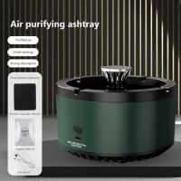 Multipurpose Filter Ashtray Anion Purification Automatic Purifier Ashtray Portable Gadgets House Accessories for Business Travel