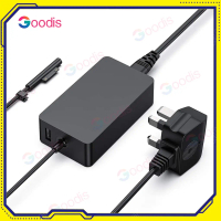 Penyesuai Kuasa 44W 65W 15V 4A Power Adapter for Microsoft Surface Pro 4 5 6 7 8 9 X Book Go 2 3 4 L