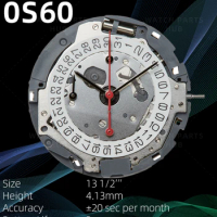 New Genuine Miyota 0S60 Watch Movement Citizen OS60 Original Quartz Mouvement Automatic Movement Watch Parts