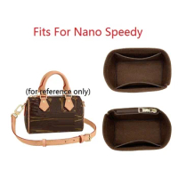 Fits For Nano Speedy 20 Bag Organizer Insert Luxury Designer Bag Organizer For Boston Portable Base shaper for Women Handbag