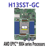 H13SST-GC FOR Supermicro Motherboards DDR5-4800MHz, AMD EPYC™ 9004 series Processors processor Tested Well bofore shipping