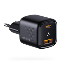 หัวชาร์จเร็ว REVO 30 DUO DUAL-PORT PD 30W สีดำ [1 ช่อง USB-C / 1 ช่อง USB-A]