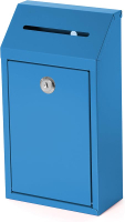 Metal Locking Mailbox Wall Mounted RustMail Case Lockable Mail Letterbox Suggestion for Home Office 