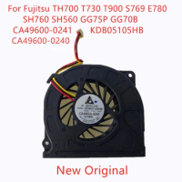 New Original LaptopCPU Cooling Fan For Fujitsu TH700 T730 T900 S769 E780 SH760 SH560 GG75P CA49600-0240 /0241 KDB05105HB GG70B