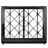 4x3 Outdoor 3d Holographic Splicing Display Cabinet Projector Led Advertising 3d Hologram Fan Screen Sheet Metal Bracket