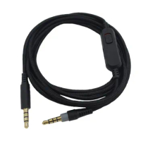 Headphone Cable Suitable for Kingston Alpha Gaming Headset Skyline Audio Cable 3.5 to 3.5 with Tuning 2M