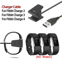 Replacement USB Charger Cord For Fitbit Charge 2 Charger Cable For Fitbit Charge 3 4 Smart Watch Dock Adapter Charging