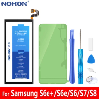NOHON Battery For Samsung Galaxy S6 Edge Plus S7 S8 Replacement Battery G928F G925F G920F G930F G950F EB-BG928ABE G9280 Bateria