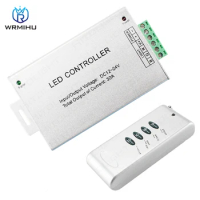 12A 24A 30A LED Controller Wireless 4-Key RF Remote Control Module Dimmer RGB Controller for 5050 3528 LED Strip Light DC12~24V