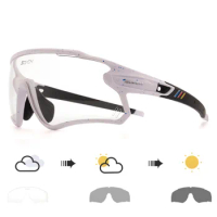 Photochromic Men Women 2024 Cycling Fishing Sunglasses Running Driving Sport Glasses MTB Road Bike Eyewear Bicycle Shades Goggle