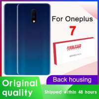 Original Back Housing Replacement For Oneplus 7 Back Cover Battery Glass With Camera Lens For Oneplus 7 Rear Cover With Logo