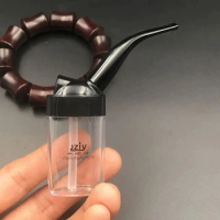 Hookah Curved Pipe Filter Mini Water Pipe Men's Cigarette Holder Hookah Filter Smoking Accessories expert design Men Gift
