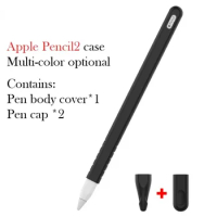 New Touch Screen Pen Case for Apple Pencil 2nd Gen Stylus Silicone Protective Case Non-slip Pen Cover for Apple Pencil 2nd Gen