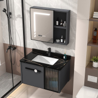 Toilet Cabinet Waterproof Toilet Storage Cabinet With MirroGood Fast To SG r Bathroom Sink Stainless Steel Bathroom Cabinet With Mirror Sink New Alumimum  Package