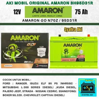 Aki Mobil N70Z / 95D31R Amaron GO Aki Kering 12v / 75Ah