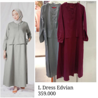Gamis Dauky Original Diskob Dress Edvian
