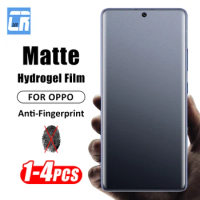 1-4PCS Matte Hydrogel Film For Oppo Find X7 Ultra X6 X5 X3 Lite Screen Protector Oppo K11X K11 K10X K10 K9S K9X K9 Pro Soft Film