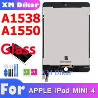 AAA+++ Quality LCD With Free Glass For iPad mini 4 A1538 A1550 LCD With Touch Screen Display Digitizer Panel Assembly Replace