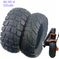 80/65-6 Tire Inner and Outer Tyre for Electric Scooter Zero 10x Dualtron KuGoo M4 Upgrade 10 Inch 255x80 Off Road