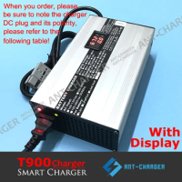 Customize 900W AGV EV Charger 12V 40A 24V 25A 36V 20A 48V 15A 60V 12A 72V 10A UPS GEL AGM Lead-acid Battery Charger with Display