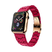 Luxury strap for Apple watch band 44mm 40mm iwatch band 42mm 38mm Stainless steel belt bracelet Apple watch series 3 4 5 se 6