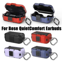 Full Protection Armored Protective Case Portable Fully Covered Hard Shells for Bose QuietComfort Earbuds