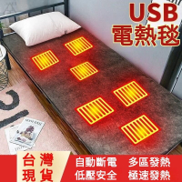 USB速熱電熱毯 電熱毯 宿舍電熱毯 戶外電熱毯 單人雙人電熱毯 自動斷電 低壓 極熱 支持水洗【非醫療器材】