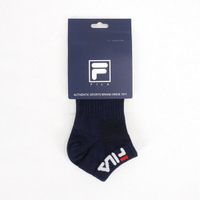 Fila Socks [SCU-7000-NV] 男女 踝襪 運動 休閒 舒適 透氣 棉質 單雙入 台灣製 深藍