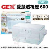 GEX-65056愛鼠透視屋600(附水瓶/滾輪)親密與愛鼠互動 照顧整理更容易 鼠籠『寵喵樂旗艦店』