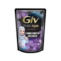 Giv Sabun Mandi White Hijab Saffron Pouch 400 ml