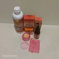 Paket Cream Collagen Glowing 4in1 Original BPOM Termasuk Cream Sabun Serum Glowing dan Lotion