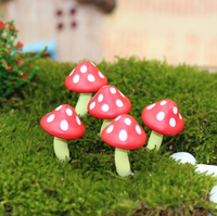 [Hare.D] 多肉 盆栽 擺飾 紅蘑菇 蘑菇 龍貓 擺件 微攝影 造景