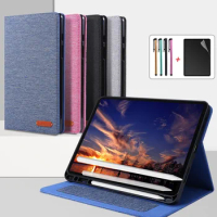 For iPad Pro 11 Case Fabric Silicone Soft Cover For iPad Pro 2020 11 Flip Stand Case For iPad Air 4 2020 A2316 A2197 10.9 Funda